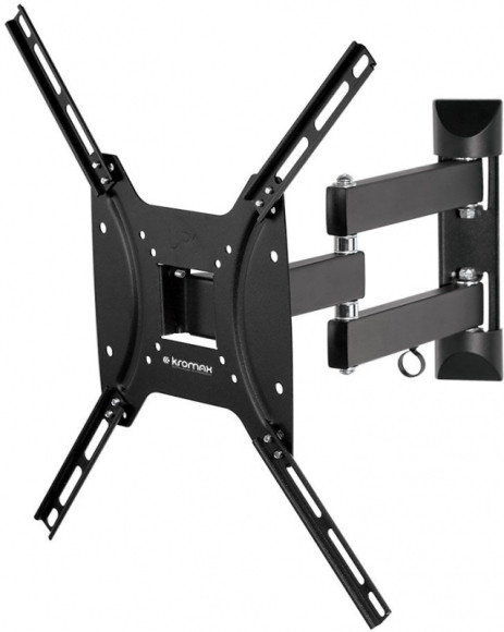 Кронштейн для телевизора Kromax OPTIMA-404 черный 15"-55" макс.35кг настенный поворотно-выдвижной и наклонный Кронштейн для телевизора Kromax OPTIMA-404 черный 15"-55" макс.35кг настенный поворотно-выдвижной и наклонный