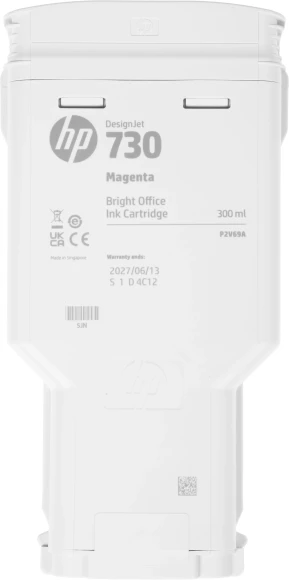 Картридж струйный HP 730 P2V69A пурпурный (300мл) для HP DJ T1700 Картридж струйный HP 730 P2V69A пурпурный (300мл) для HP DJ T1700