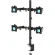 Кронштейн для мониторов Onkron D421E черный 13"-32" макс.32кг настольный поворот и наклон