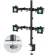 Кронштейн для мониторов Onkron D421E черный 13"-32" макс.32кг настольный поворот и наклон