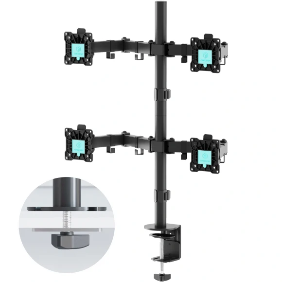 Кронштейн для мониторов Onkron D421E черный 13"-32" макс.32кг настольный поворот и наклон