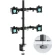 Кронштейн для мониторов Onkron D421E черный 13"-32" макс.32кг настольный поворот и наклон
