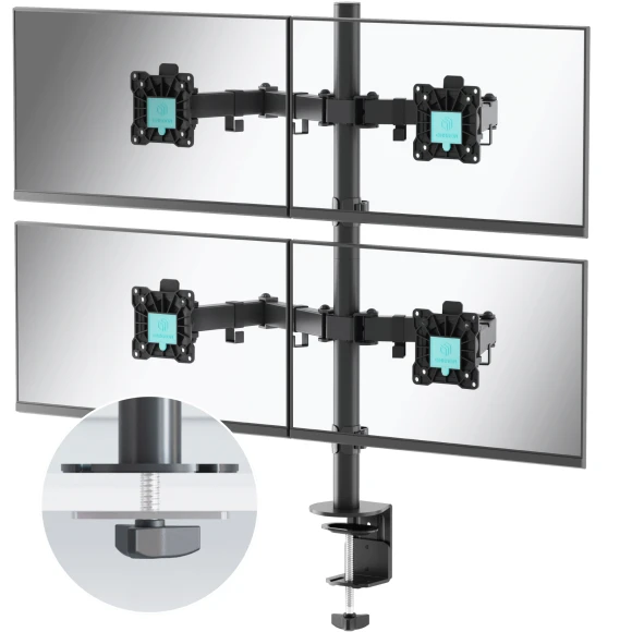 Кронштейн для мониторов Onkron D421E черный 13"-32" макс.32кг настольный поворот и наклон