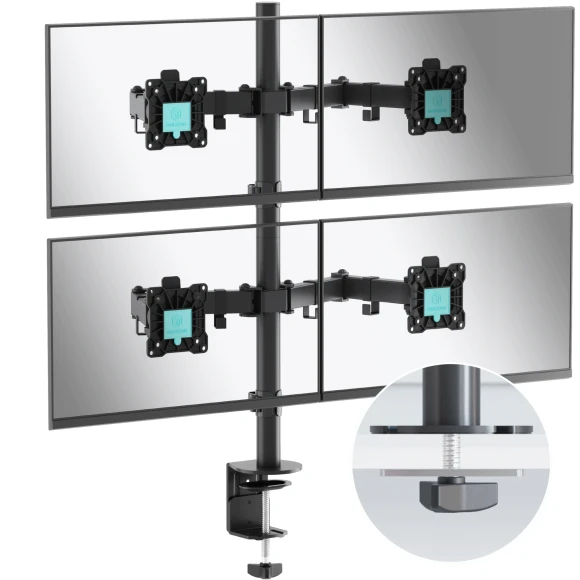Кронштейн для мониторов Onkron D421E черный 13"-32" макс.32кг настольный поворот и наклон