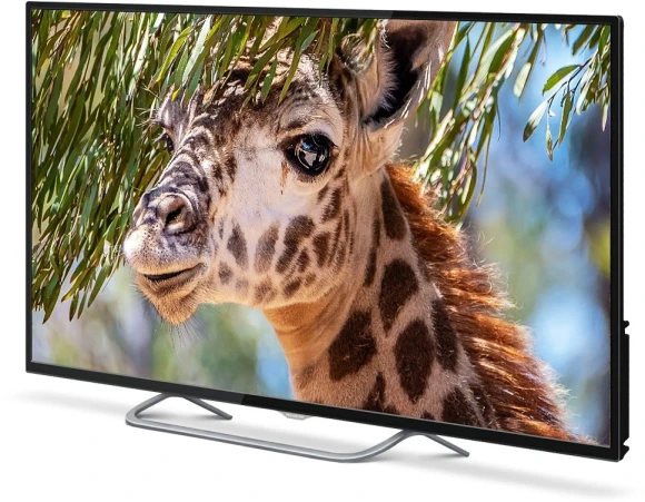 Телевизор LED PolarLine 55" 55PU11TC-SM черный 4K Ultra HD 60Hz DVB-T DVB-T2 DVB-C DVB-S2 USB WiFi Smart TV (RUS)
