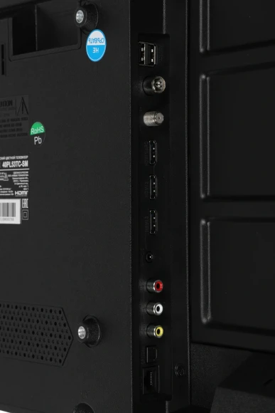 Телевизор LED PolarLine 40" 40PL53TC-SM Frameless черный FULL HD 60Hz DVB-T DVB-T2 DVB-C DVB-S2 USB WiFi Smart TV (RUS)