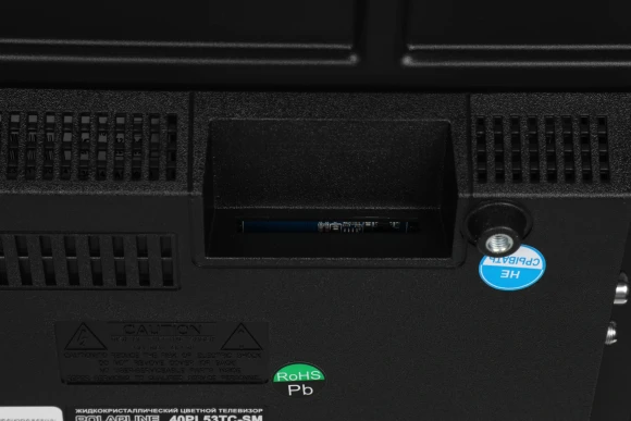 Телевизор LED PolarLine 40" 40PL53TC-SM Frameless черный FULL HD 60Hz DVB-T DVB-T2 DVB-C DVB-S2 USB WiFi Smart TV (RUS)