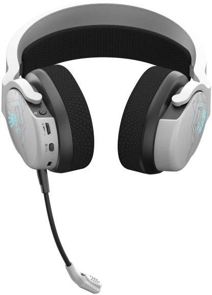 Наушники с микрофоном A4Tech Bloody GR370 белый мониторные BT/Radio/3.5mm оголовье (GR370)