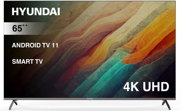 Телевизор LED Hyundai 65" H-LED65BU7006 Android TV Frameless Metal черный/серебристый 4K Ultra HD 60Hz DVB-T DVB-T2 DVB-C DVB-S DVB-S2 USB WiFi Smart TV Телевизор LED Hyundai 65" H-LED65BU7006 Android TV Frameless Metal черный/серебристый 4K Ultra HD 60Hz DVB-T DVB-T2 DVB-C DVB-S DVB-S2 USB WiFi Smart TV