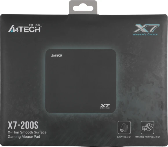 Коврик для мыши A4Tech X7 Pad X7-200S Мини черный 250x200x2мм Коврик для мыши A4Tech X7 Pad X7-200S Мини черный 250x200x2мм