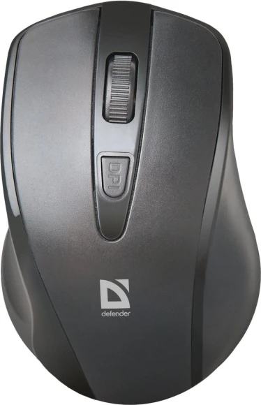 Мышь Defender Accura MM-295 черный оптическая 1600dpi беспров. USB 6but (52295)