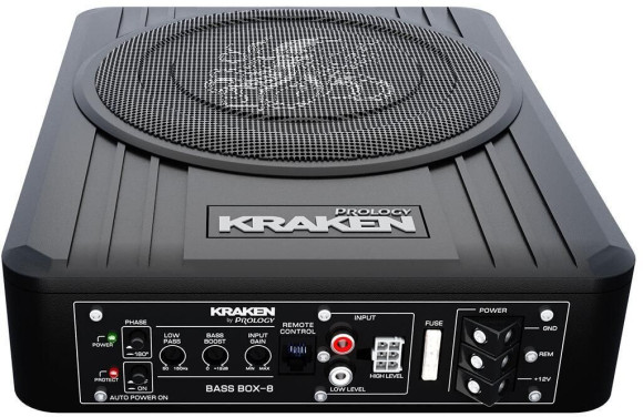 Сабвуфер автомобильный Prology Box-8 100Вт активный (20см/8")