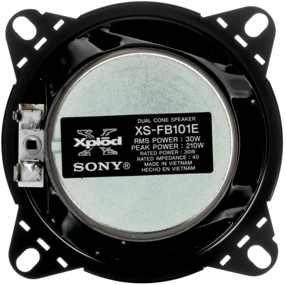 Колонки автомобильные Sony XS-FB101E (без решетки) 210Вт 86дБ 10см (4дюйм) (ком.:2кол.) коаксиальные однополосные