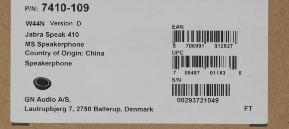 Спикерфон Jabra черный (7410-109)