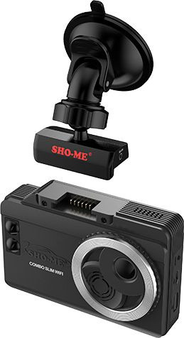 Видеорегистратор с радар-детектором Sho-Me Combo Slim WiFi GPS ГЛОНАСС Видеорегистратор с радар-детектором Sho-Me Combo Slim WiFi GPS ГЛОНАСС