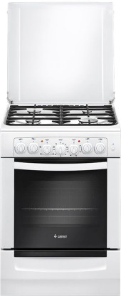 Плита Комбинированная Gefest ПГЭ 6102-02 0300 белый (металлическая крышка) реш.чугун