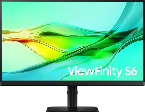 Монитор Samsung 27" ViewFinity S6 S27D604UAIXCI черный IPS LED 5ms 16:9 HDMI матовая HAS Piv 1000:1 350cd 178гр/178гр 2560x1440 100Hz DP Quad 2K (1440p) USB 6.1кг Монитор Samsung 27" ViewFinity S6 S27D604UAIXCI черный IPS LED 5ms 16:9 HDMI матовая HAS Piv 1000:1 350cd 178гр/178гр 2560x1440 100Hz DP Quad 2K (1440p) USB 6.1кг
