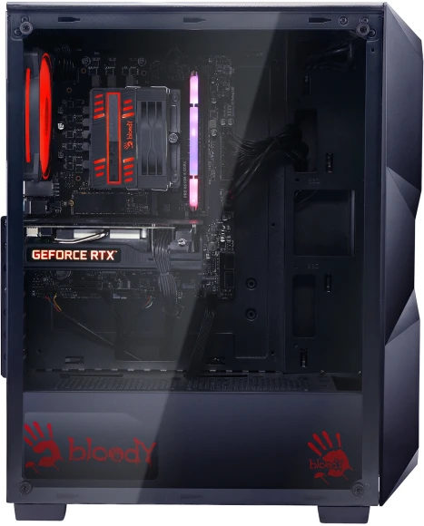 ПК Bloody BD-PC CH61C1 MT i5 12400F (2.5) 16Gb SSD1Tb RTX3050 8Gb Windows 11 Home 64 GbitEth 500W черный (RUS) (2085725)