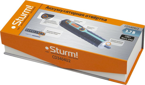 Отвертка аккум. Sturm! CD3404U2 аккум. патрон:шестигранник 6.35 мм (1/4) Отвертка аккум. Sturm! CD3404U2 аккум. патрон:шестигранник 6.35 мм (1/4)