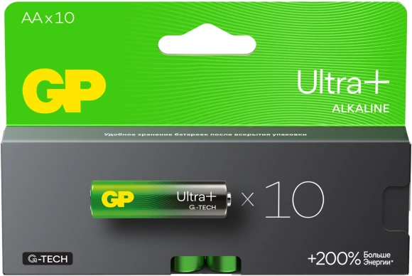 Батарея GP Ultra Plus Alkaline 15AUPA21-2CRB8 AA (8шт) блистер