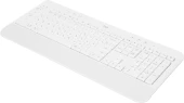 Клавиатура Logitech K650 белый USB беспроводная BT/Radio (подставка для запястий) (920-010986)
