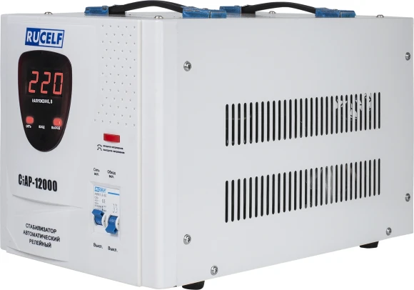 Стабилизатор напряжения Rucelf СтАР-12000 12кВА однофазный белый Стабилизатор напряжения Rucelf СтАР-12000 12кВА однофазный белый