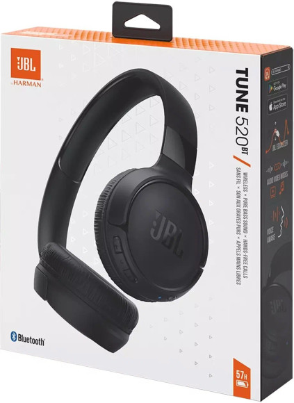 Гарнитура накладные JBL Tune 520BT черный беспроводные bluetooth оголовье (JBLT520BTBLK) Гарнитура накладные JBL Tune 520BT черный беспроводные bluetooth оголовье (JBLT520BTBLK)