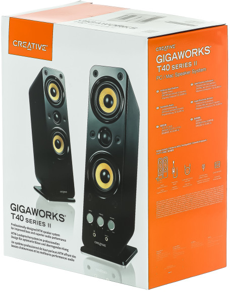 Колонки Creative GigaWorks T40 series II 2.0 черный 32Вт