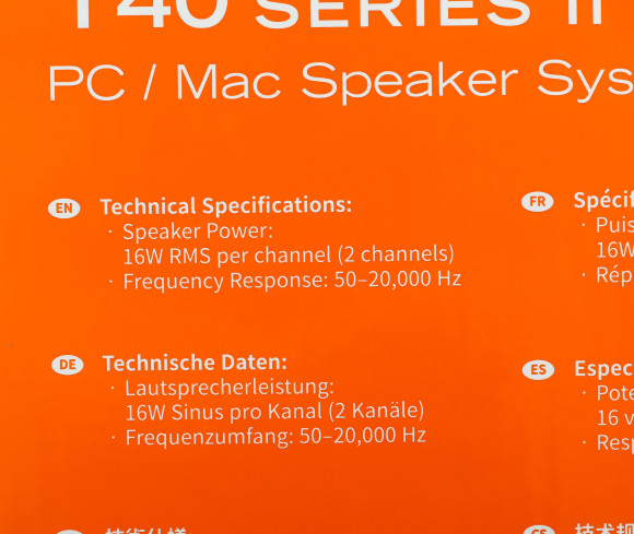 Колонки Creative GigaWorks T40 series II 2.0 черный 32Вт