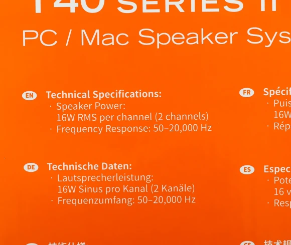 Колонки Creative GigaWorks T40 series II 2.0 черный 32Вт