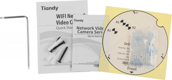 Камера видеонаблюдения IP Tiandy TC-C32KN I3/Y/WIFI/2.8mm/V4.1 Wi-Fi 2.8-2.8мм цв. корп.:белый (TC-C32KN I3/Y/WIFI/2.8/V4.1)