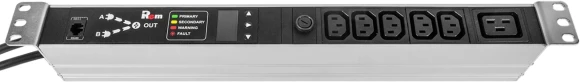 АВР Rem R-16-4S-T-440-2X1.8 1U 19" ввод:2xSchuko выход:4xSchuko16A черный
