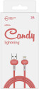 Кабель Redline Candy УТ000021989 USB (m)-Lightning (m) 1м красный Кабель Redline Candy УТ000021989 USB (m)-Lightning (m) 1м красный