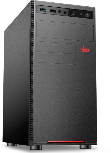 ПК IRU Home 310H6SE MT i5 12400 (2.5) 8Gb SSD512Gb UHDG 730 FreeDOS GbitEth 400W черный (1996648)