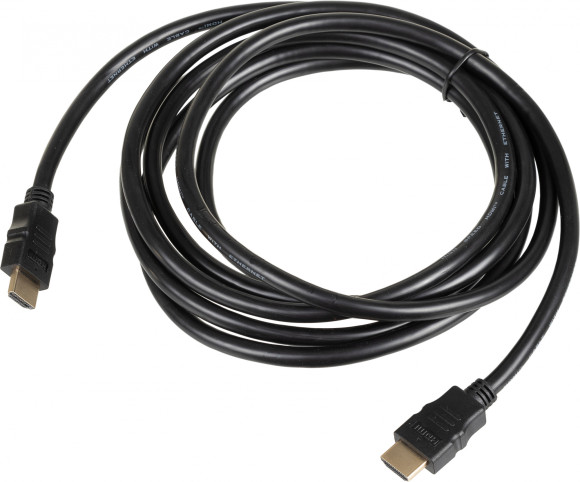 Кабель соединительный аудио-видео HDMI (m)/HDMI (m) 3м. позолоч.конт. черный (1497547) Кабель соединительный аудио-видео HDMI (m)/HDMI (m) 3м. позолоч.конт. черный (1497547)
