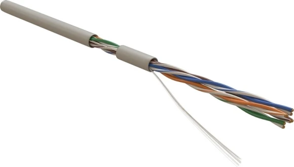 Патч-корд Lanmaster FTP TWT-45-45-0.5/S6-GY вилка RJ-45-вилка RJ-45 кат.6 0.5м серый ПВХ (уп.:1шт)