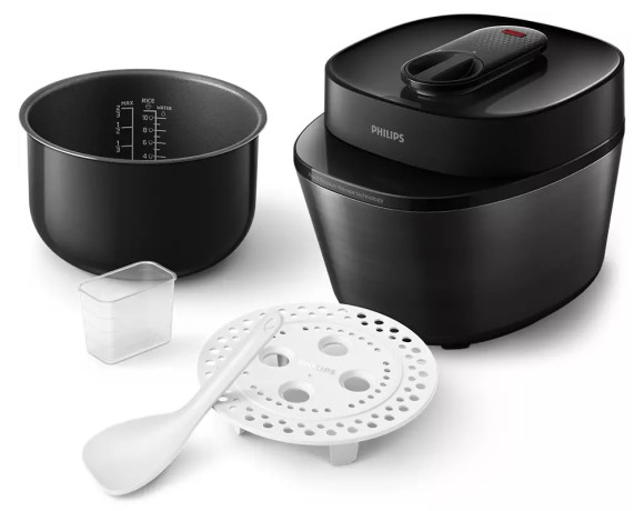 Мультиварка-скороварка Philips HD2151/40 5л 1000Вт черный Мультиварка-скороварка Philips HD2151/40 5л 1000Вт черный