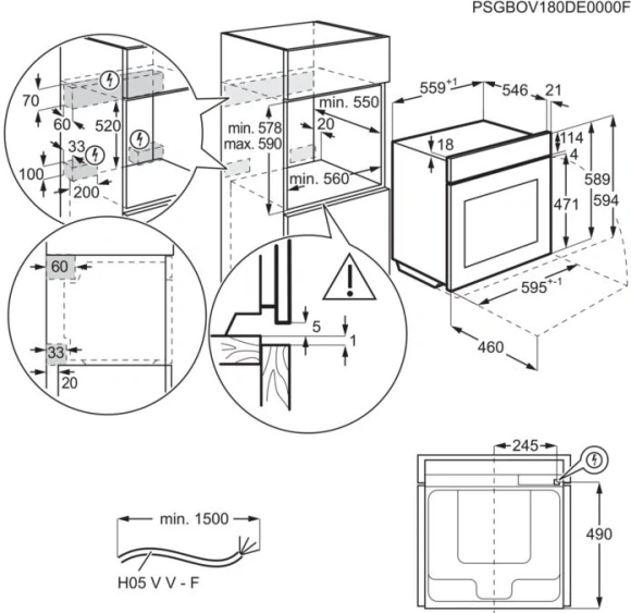 Духовой шкаф Электрический Electrolux EOB8S39Z черный Духовой шкаф Электрический Electrolux EOB8S39Z черный