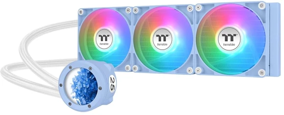 Система водяного охлаждения Thermaltake TH360 V2 Ultra ARGB Soc-AM5/AM4/1200/1700/1851 голубой 4-pin 25.8dB Al+Cu LCD Ret (CL-W420-PL12BU-A) Система водяного охлаждения Thermaltake TH360 V2 Ultra ARGB Soc-AM5/AM4/1200/1700/1851 голубой 4-pin 25.8dB Al+Cu LCD Ret (CL-W420-PL12BU-A)