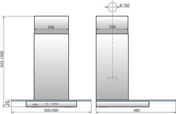 Вытяжка каминная Elikor Кристалл 50Н-430-К3Д нержавеющая сталь/тонированное стекло управление: кнопочное (1 мотор) Вытяжка каминная Elikor Кристалл 50Н-430-К3Д нержавеющая сталь/тонированное стекло управление: кнопочное (1 мотор)