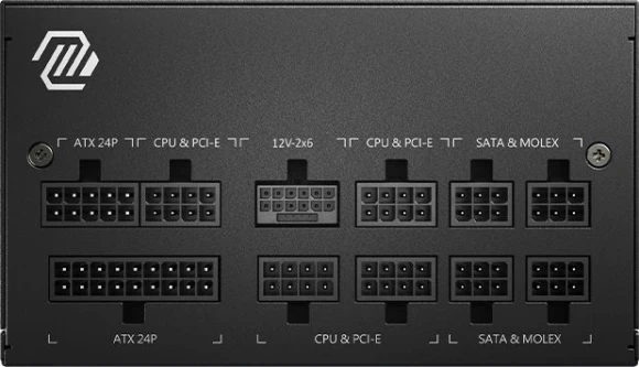 Блок питания MSI ATX 750W MAG A750GL PCIE5 Gen.5 80+ gold (20+4pin) APFC 120mm fan 8xSATA Cab Manag RTL