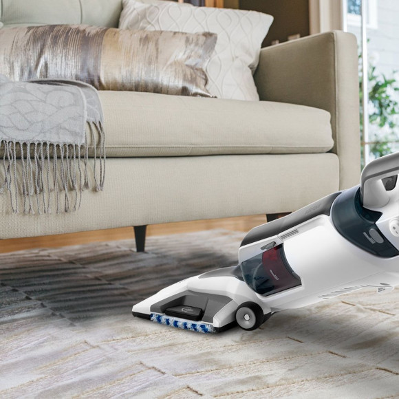 Пылесос паровой Kitfort КТ-595 1800Вт белый/серый Пылесос паровой Kitfort КТ-595 1800Вт белый/серый