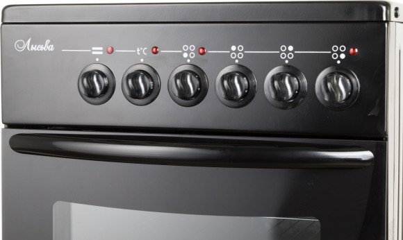 Плита Электрическая Лысьва EF4011MK00 черный стеклокерамика (без крышки)