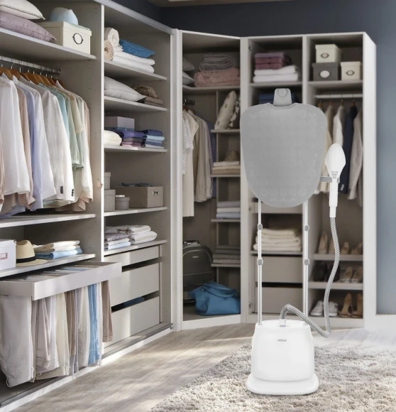 Отпариватель напольный Kitfort КТ-975 1580Вт белый Отпариватель напольный Kitfort КТ-975 1580Вт белый