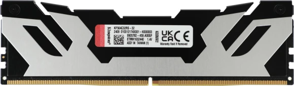 Память DDR5 32GB 6400MHz Kingston KF564C32RS-32 Fury Renegade Silver XMP RTL Gaming PC5-51200 CL32 DIMM 288-pin 1.4В с радиатором Ret Память DDR5 32GB 6400MHz Kingston KF564C32RS-32 Fury Renegade Silver XMP RTL Gaming PC5-51200 CL32 DIMM 288-pin 1.4В с радиатором Ret