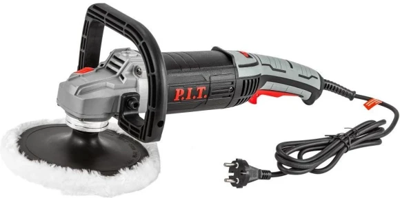 Полировальная машина P.I.T. PPO180-C1 1400Вт 3500об/мин рез.шпин.:M14 d=180мм
