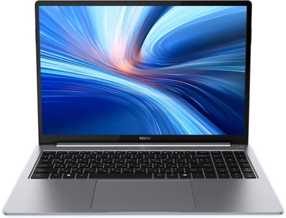Ноутбук Tecno MegaBook K16SAA Core i5 13420H 16Gb SSD512Gb Intel UHD Graphics 16" IPS WUXGA (1920x1200) Windows 11 Home grey WiFi BT Cam 6060mAh (71003300435)
