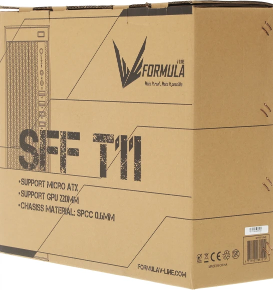 Корпус Formula SFF T11 черный без БП mATX 2xUSB2.0 2xUSB3.0 audio bott PSU Корпус Formula SFF T11 черный без БП mATX 2xUSB2.0 2xUSB3.0 audio bott PSU