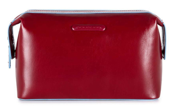 Косметичка Piquadro Blue Square BY3851B2/R красный натур.кожа Косметичка Piquadro Blue Square BY3851B2/R красный натур.кожа