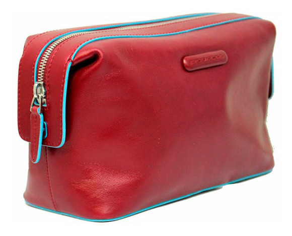 Косметичка Piquadro Blue Square BY3851B2/R красный натур.кожа Косметичка Piquadro Blue Square BY3851B2/R красный натур.кожа